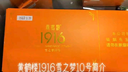 黄鹤楼1916雪茄10支装图片