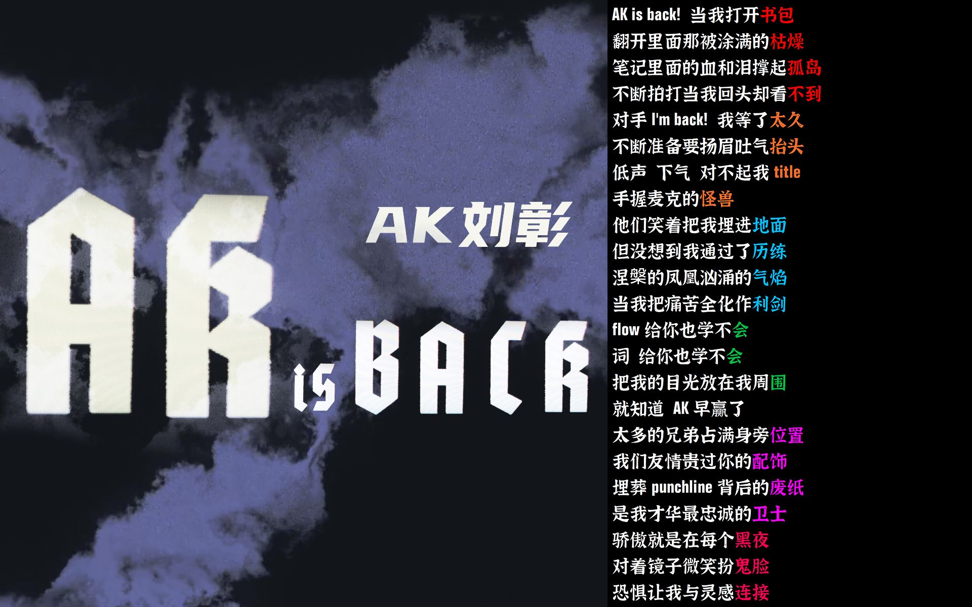 [图]AK Is Back（太中二了，我喜欢）（而且真的很炸）