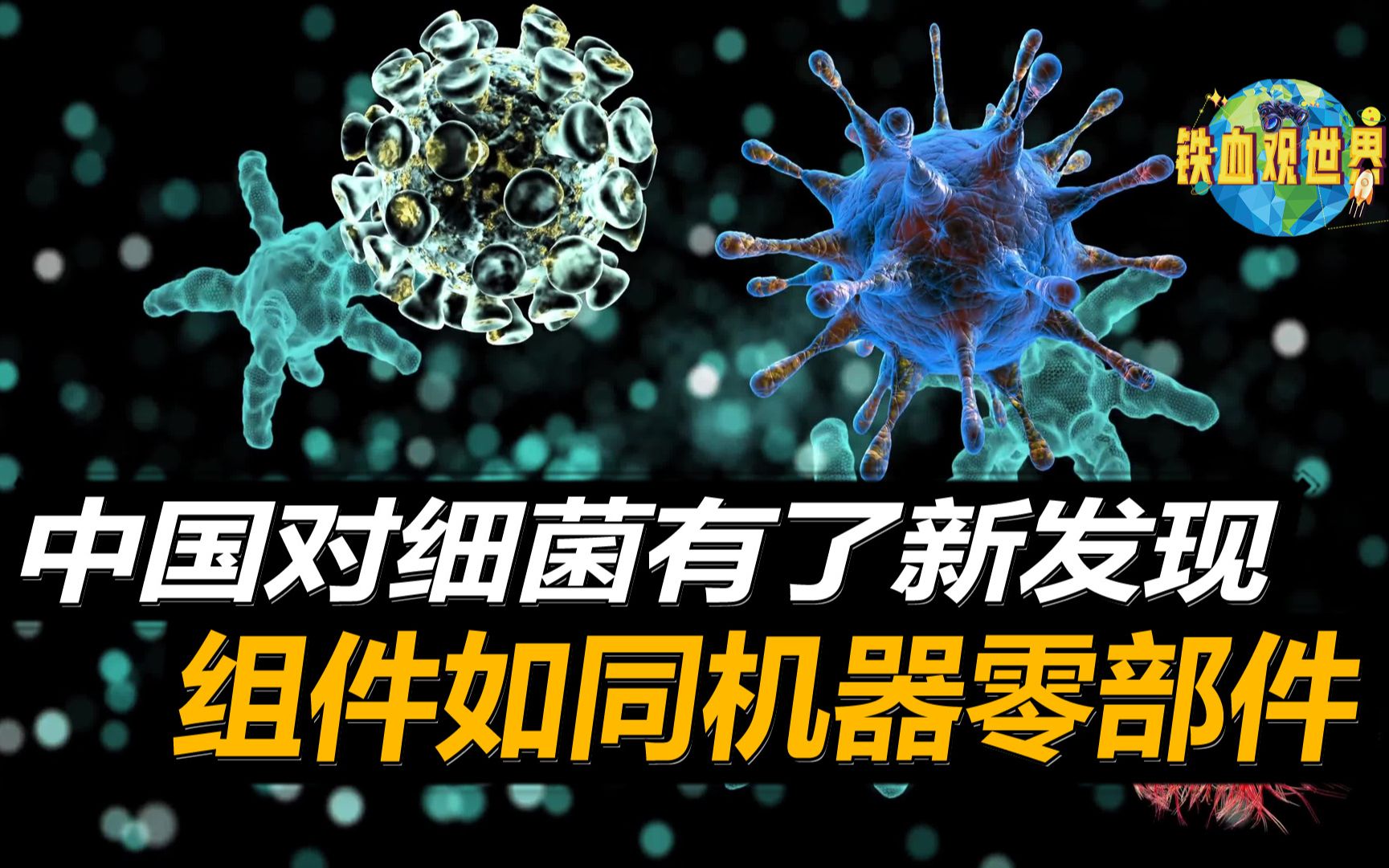 中国科学家的最新发现,细菌鞭毛类似马达,组件如同机器的零部件哔哩哔哩bilibili