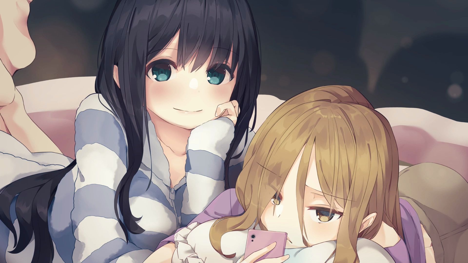 囁き～jk姉妹に挟まれて～【添い寝】