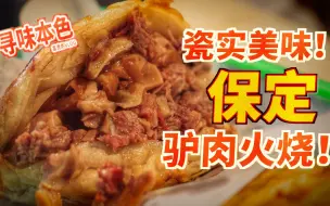 Download Video: 寻找粥饼伦之前，先在保定痛快吃顿驴肉火烧吧！