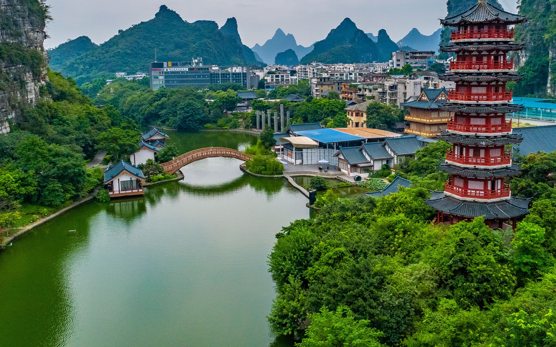 跟着萱姐去旅行之桂林木龙湖