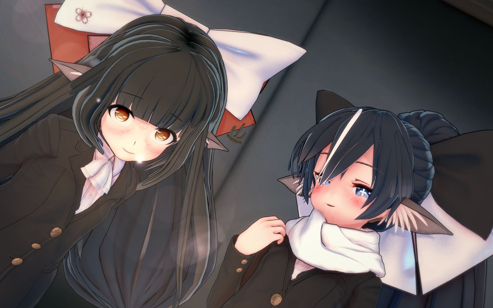 碧蓝航线vmd护卫黑制服宵月春月双人热舞addiction