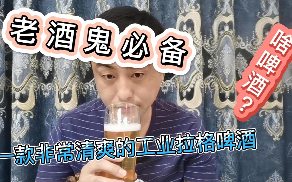 一款非常清爽的工业拉格啤酒 老酒鬼必备哔哩哔哩bilibili