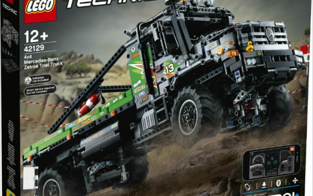 乐高最速测评八月新品42129奔驰车,可以遥控哦!