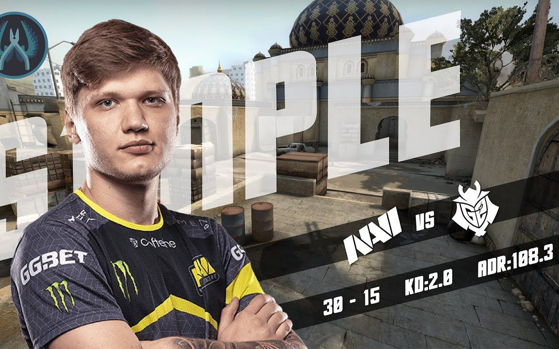 【csgo】pov navi s1mple (30/15) vs g2 (de_dust2)_csgo