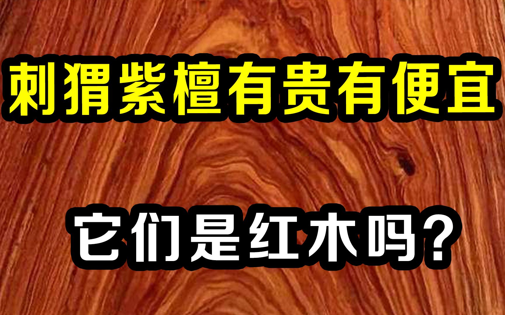 刺猬紫檀是不是红木?非洲花梨是不是刺猬紫檀?为什么有贵有便宜?哔哩哔哩bilibili