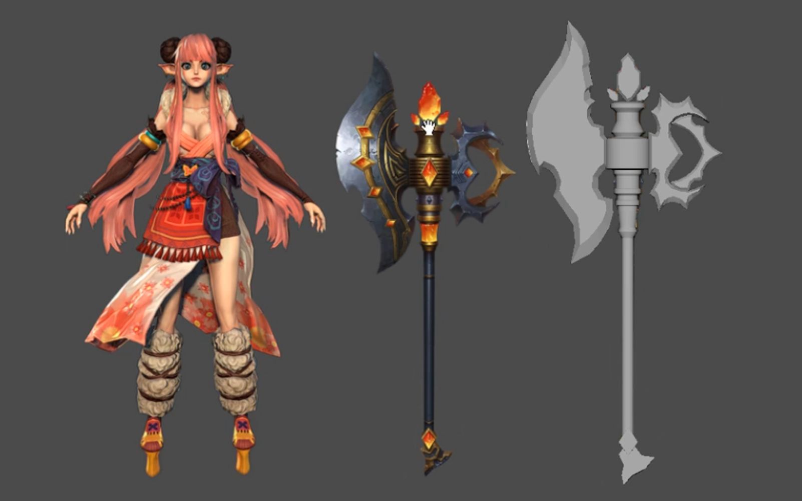 【maya武器建模】斧头模型布线教学,新手练习必备案例,这还学不会就蒜