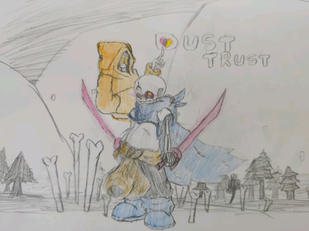 手绘dusttrusthomicidallunacy嗜血成魔尘莓