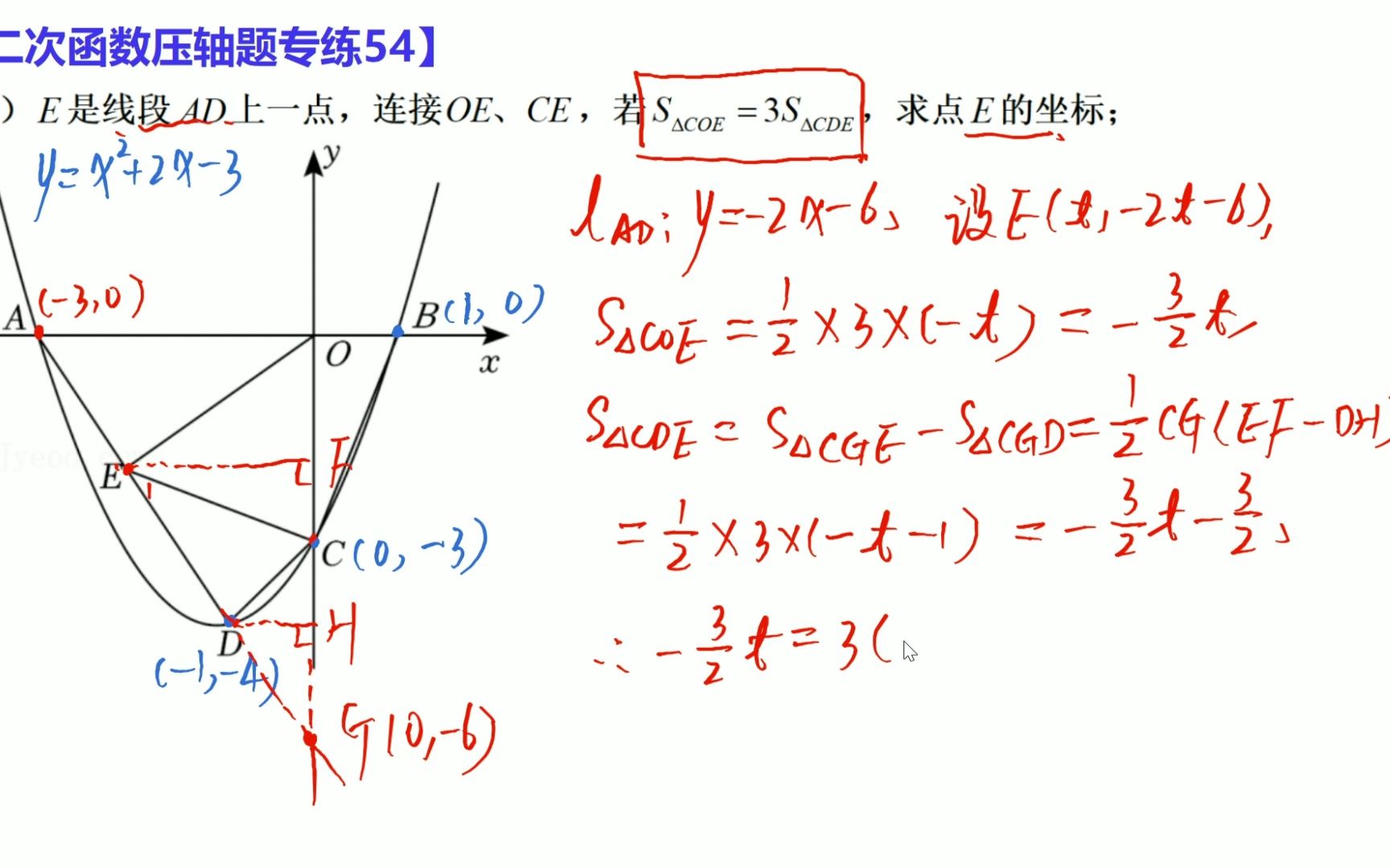 二次函数压轴题专练54(1),点在哪?相似如何找全?运算是道坎,难呀哔哩哔哩bilibili