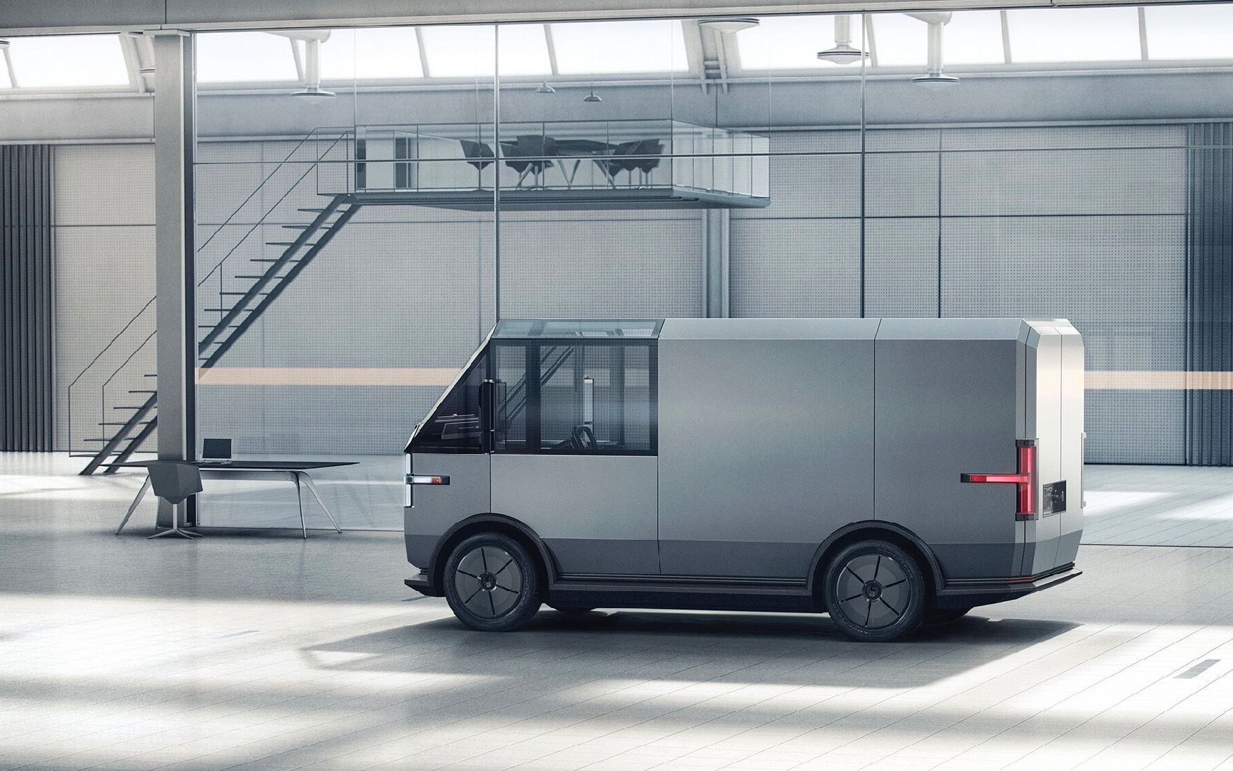 [图]美国新造车 CANOO MPDV 多功能车, 纯线控“滑板”架构 | CANOO MULTI-PURPOSE DELIVERY VEHICLE REVEAL