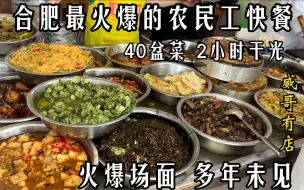 农村女人合肥开店卖快餐，13块钱40盆菜，把附近农民工和的哥乐坏