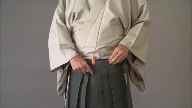 和服男士袴的穿着方法 浪人结 十文字纽结 哔哩哔哩 Bilibili