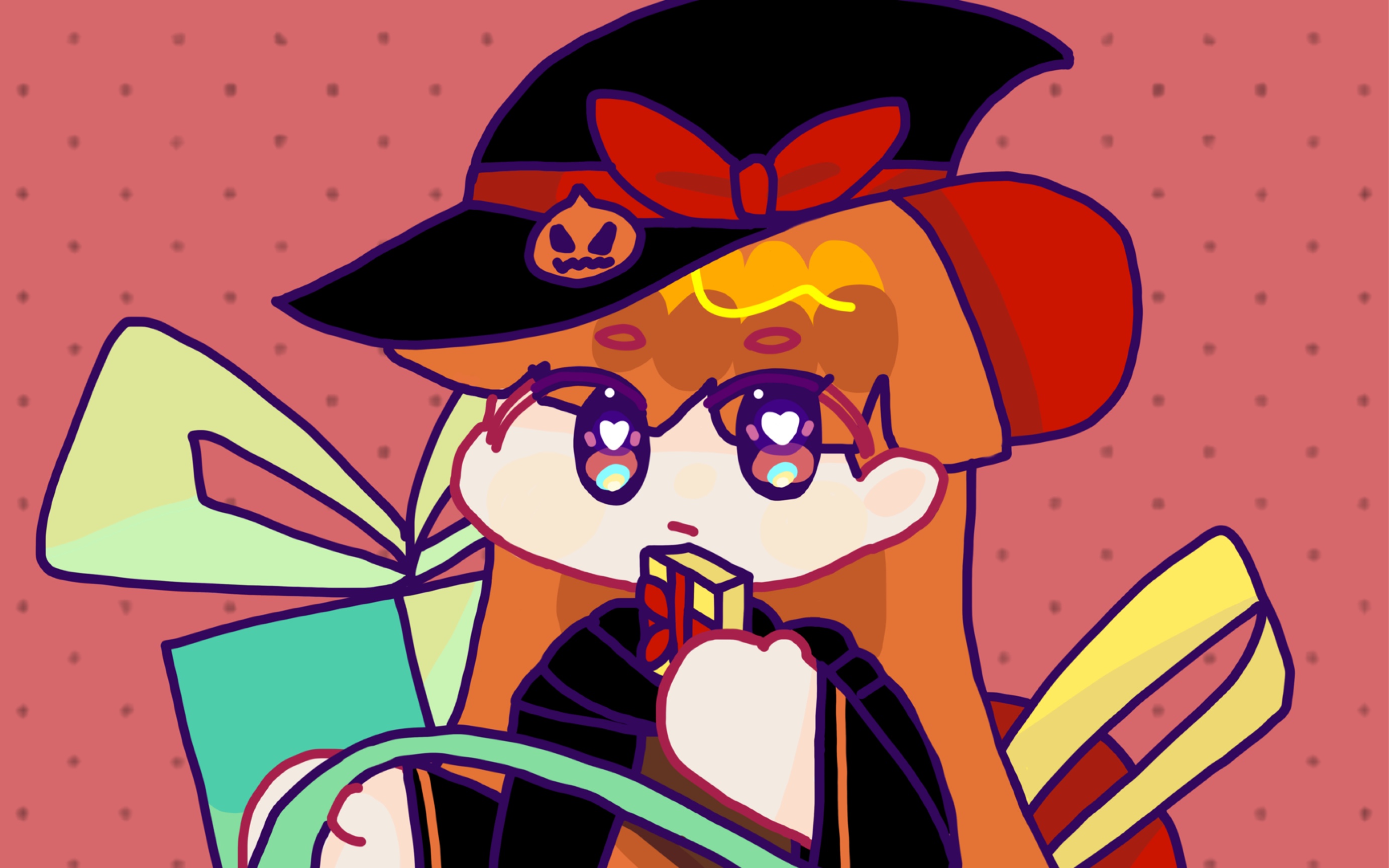 飞天小女警超能花花指绘过程