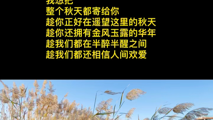 [图]我想把整个秋天寄给你