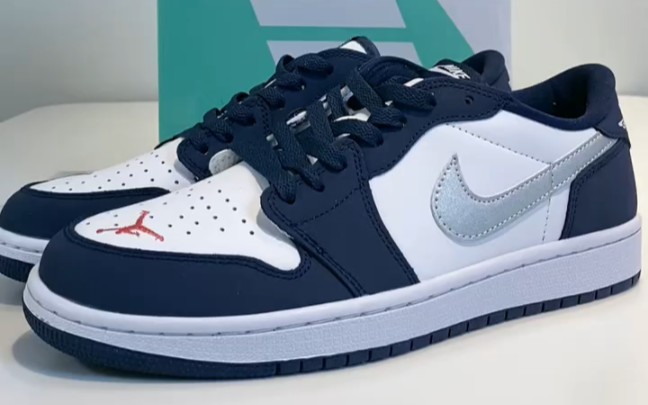 简聊aj1联名sb low海军蓝