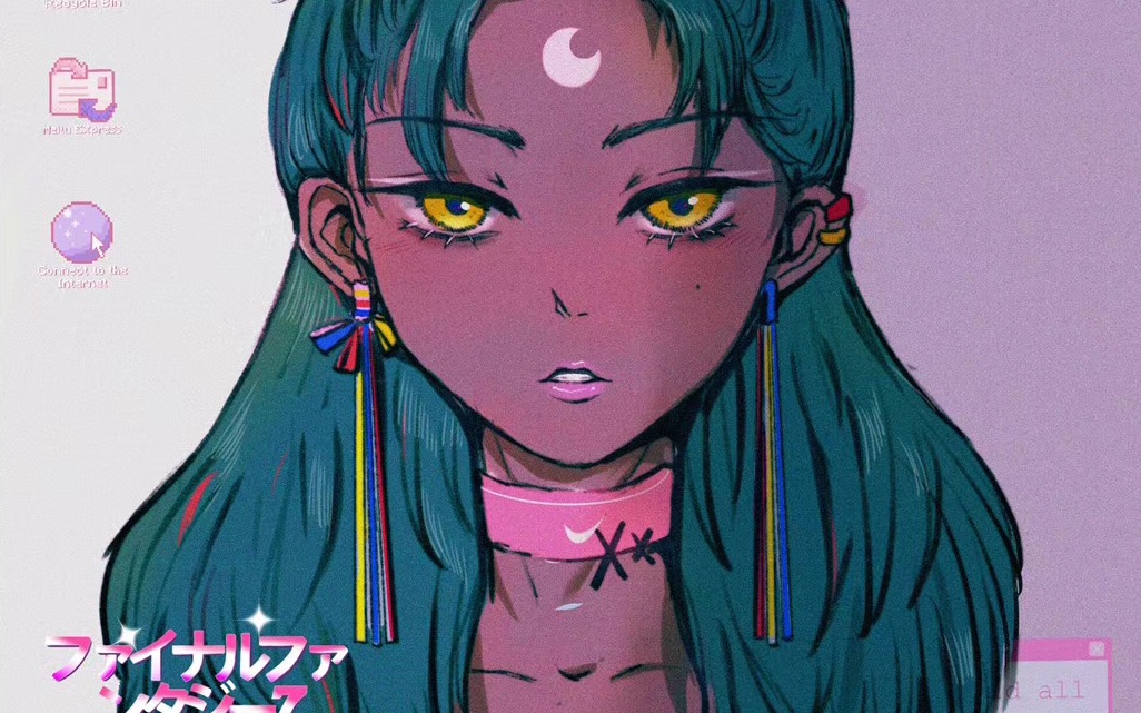 【ipad绘】亚文化千禧年辣妹or古風混雜刀客?