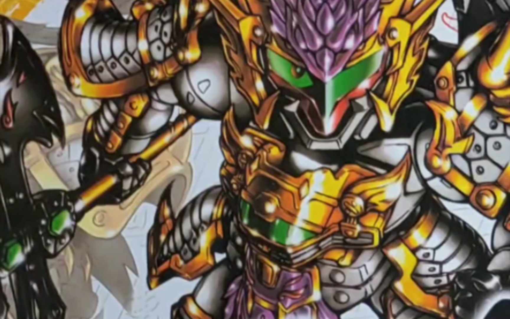 sd三国高达吕布,手涂组装