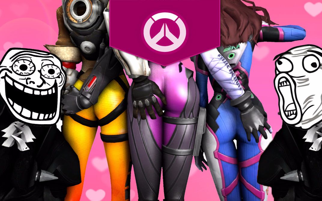 [overwatch]来看屁股啦!守望大屁股ass♂watch(猩猩灵性摇头