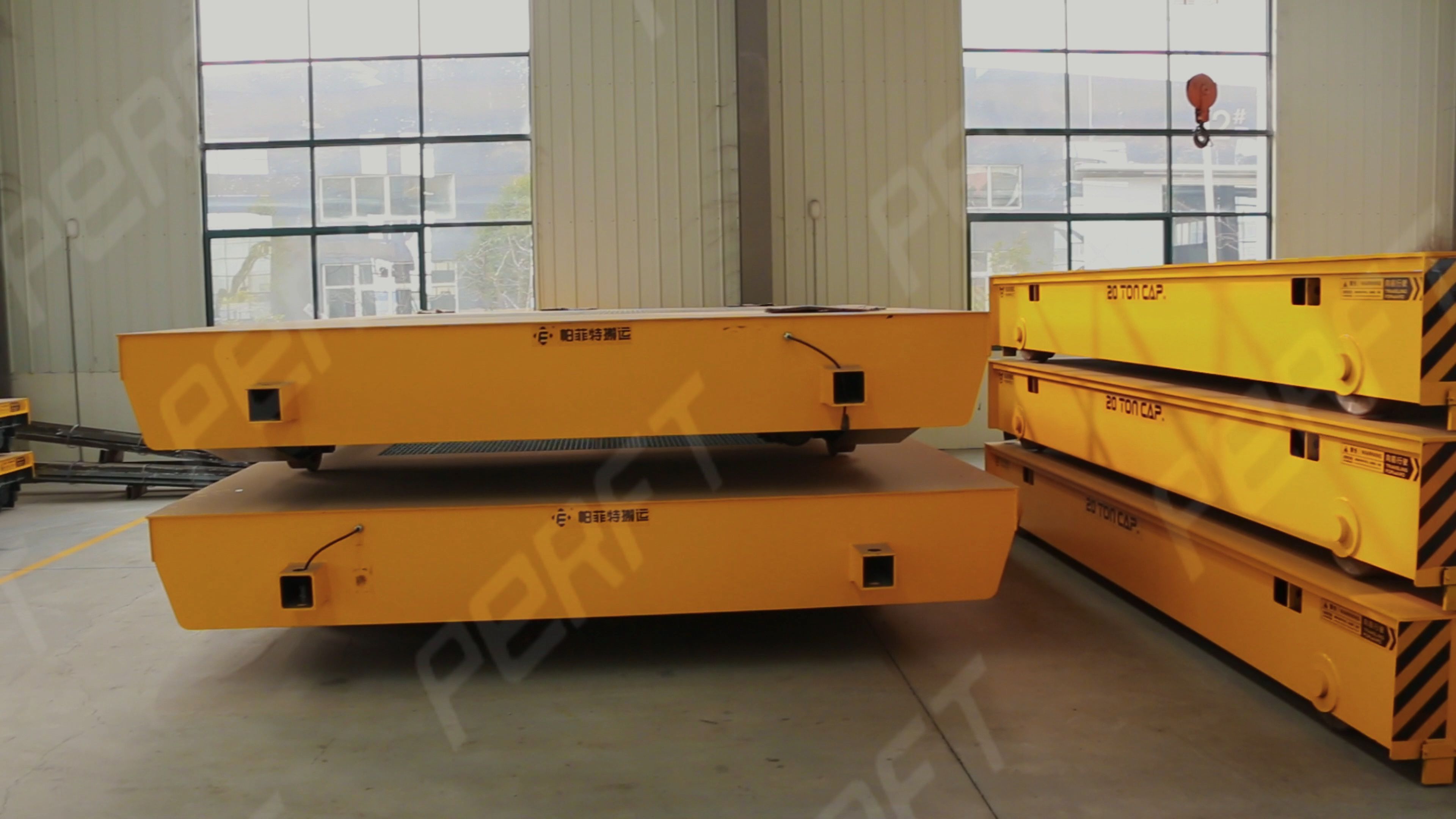 车间转运平板车搬运车 蓄电池轨道平车