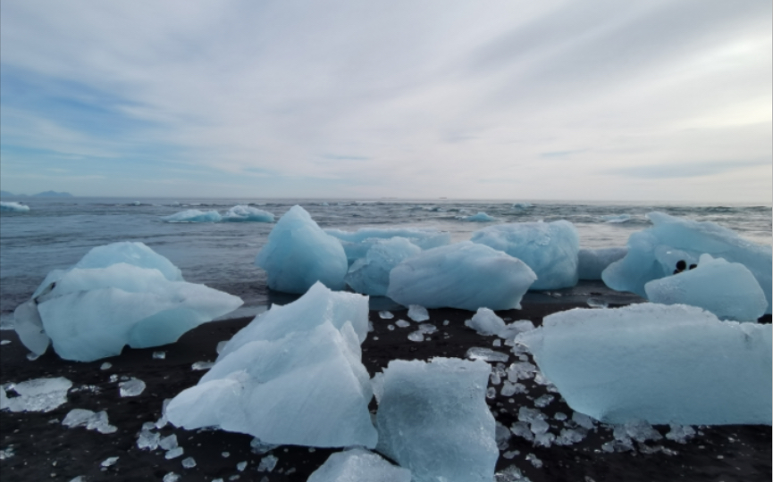 冰岛|南岸两日游,钻石黑沙滩diamond beach,全方面无死角,看冰看海看