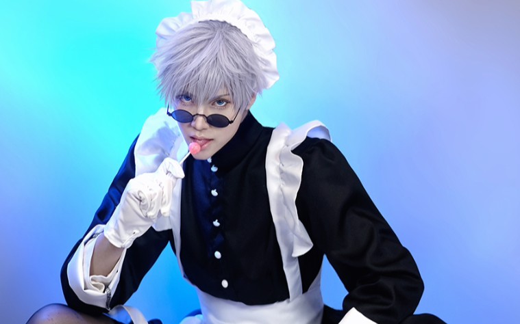 咒术回战女仆装五条悟cos听说五条老师干什么都不ooc