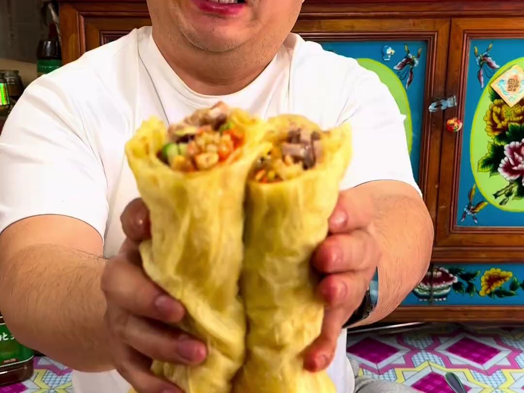 烙点大饼卷着吃,太过瘾了