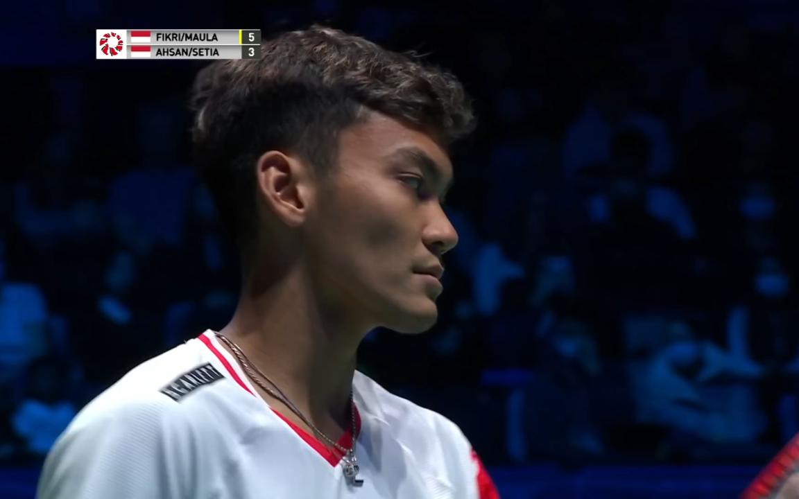 2022全英赛男双决赛亨德拉阿山对阵飞毛腿组合精彩球亨神写意分球精准