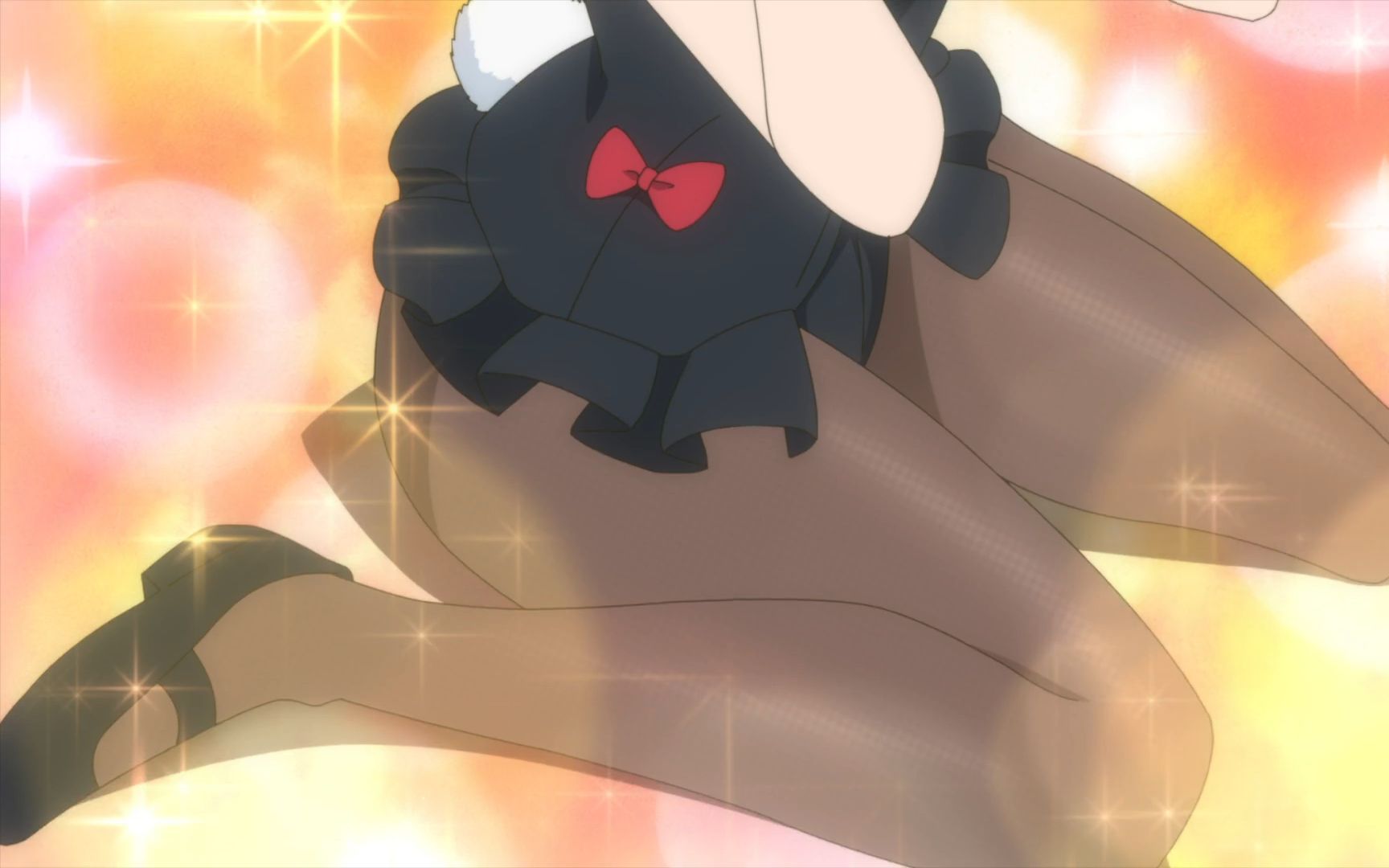 "黑丝兔女郎喜欢吃胡萝卜~"