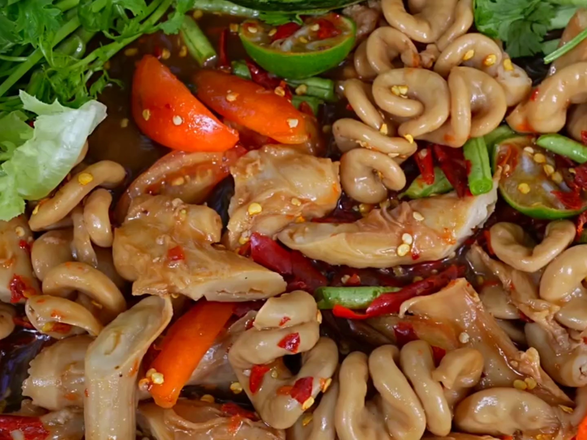 泰国大叔刺激食欲篇之凉拌生肠