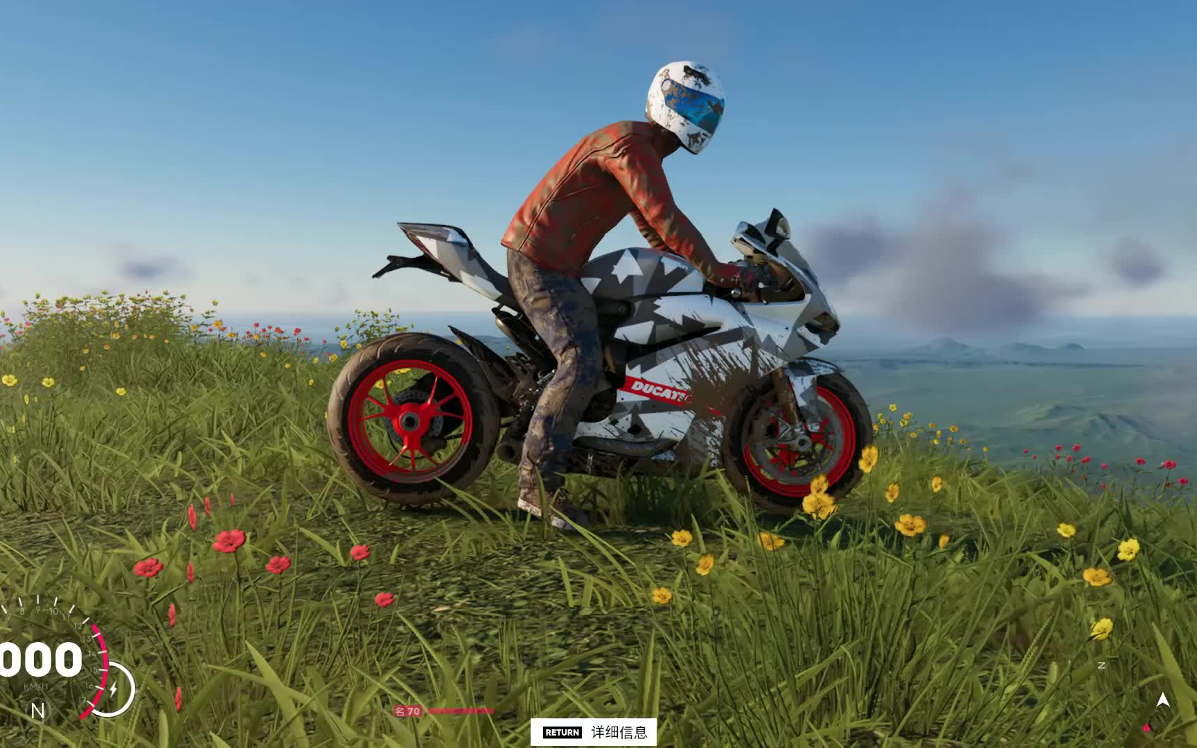 《飙酷车神2》用杜卡迪从山顶上飙下来是什么样的感觉