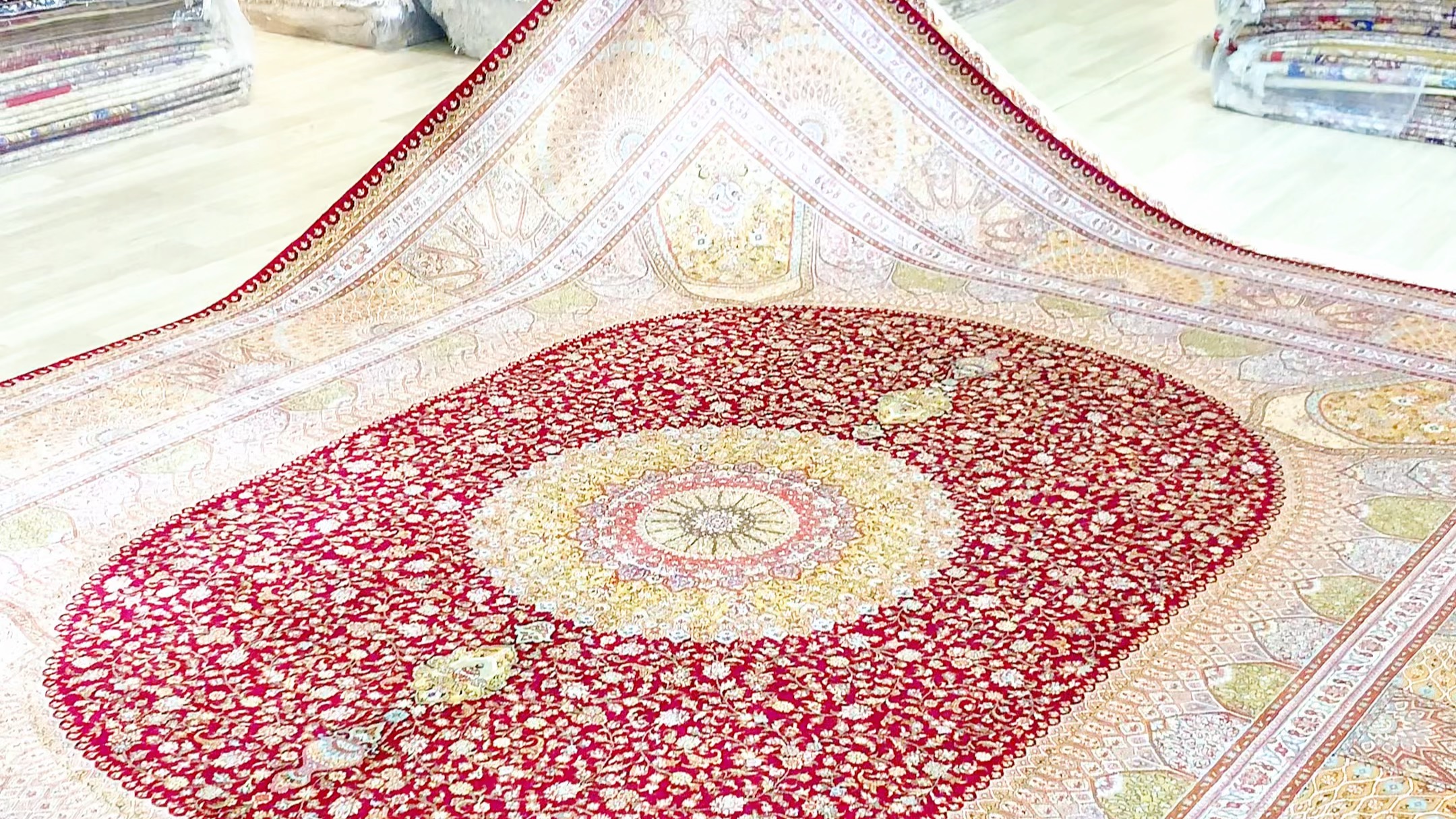 经典伊朗手工真丝波斯地毯