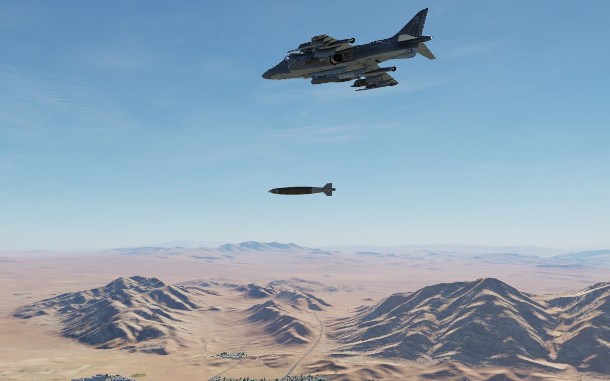 [dcs]av-8b gbu-54(jdam) too模式 激光制导演示_哔哩哔哩 (゜-゜)つ