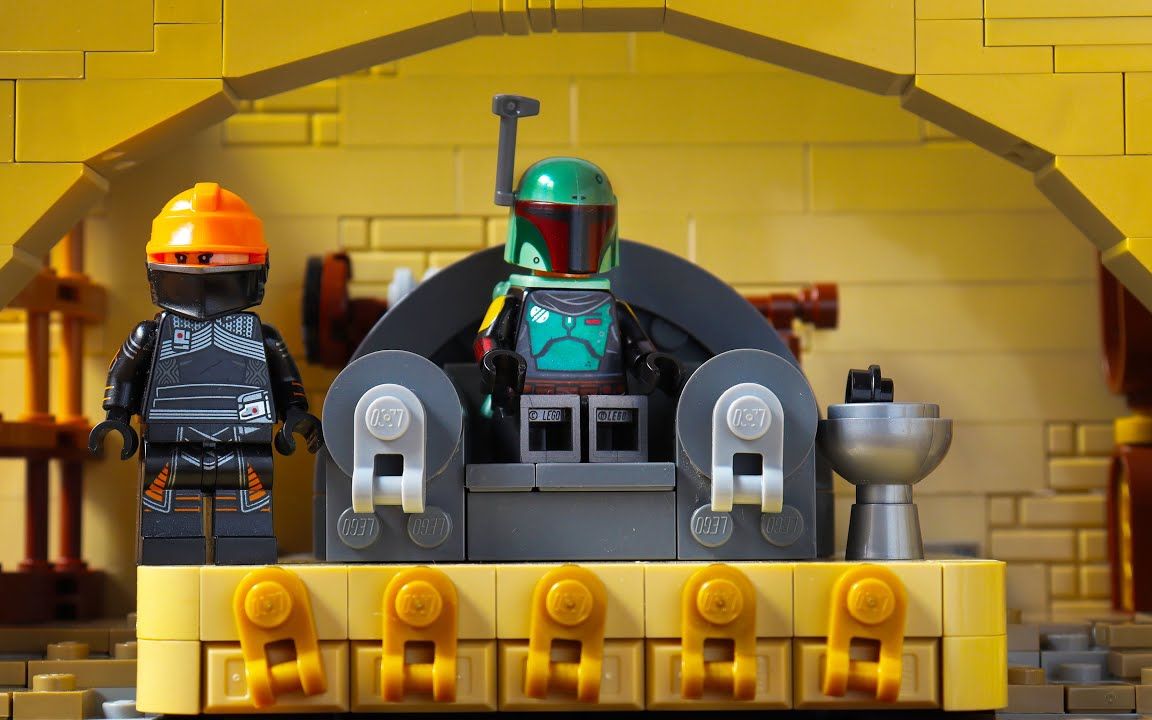 乐高moc教程 星球大战波巴·费特的宝座 拼搭指南