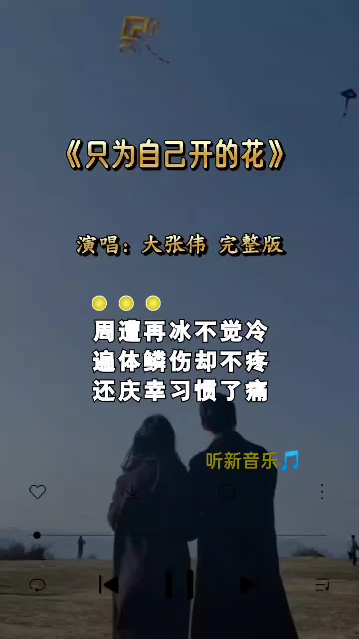 [图]完整版  主题曲 我爱我的懦弱 我爱我的笨拙被别人嘲的苦涩