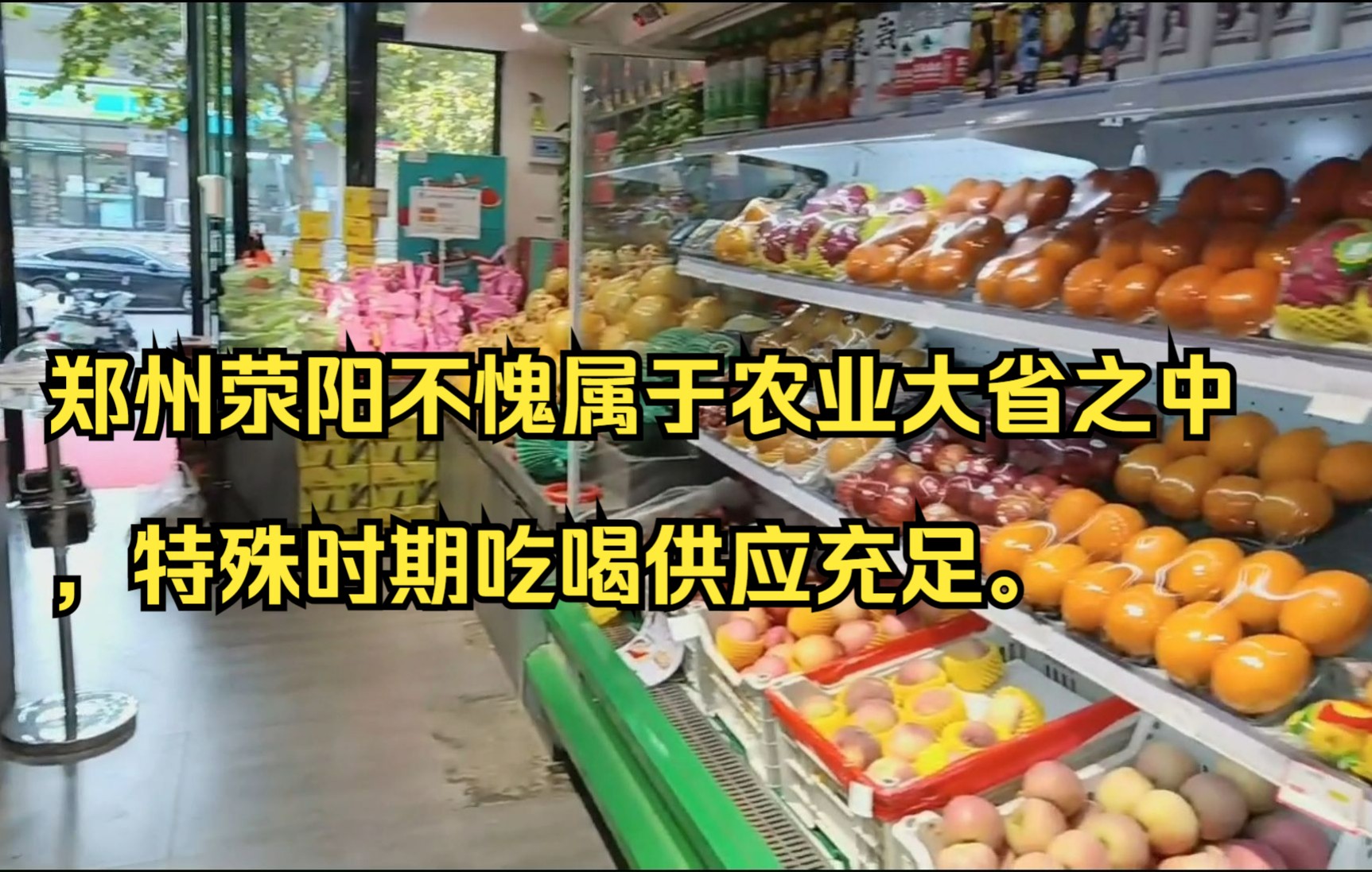 郑州荥阳不愧属于农业大省之中,特殊时期吃喝供应充足.哔哩哔哩bilibili