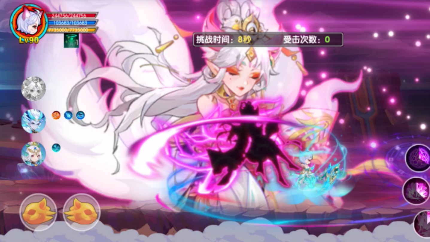 【造梦西游ol】sr化身九尾狐化境仙宫实战