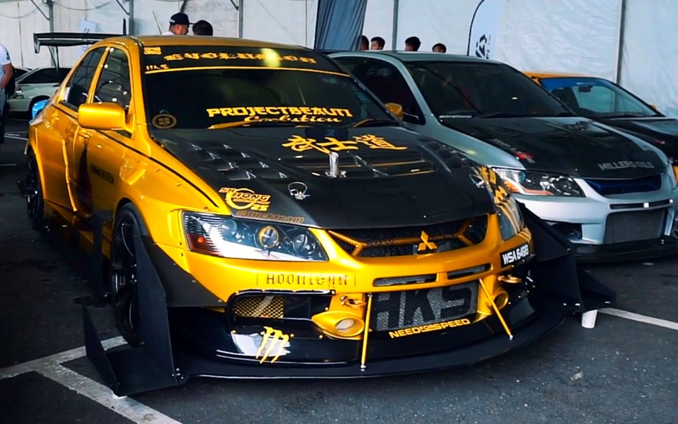 三菱lancer evolution 9 crazy custom_哔哩哔哩_bilibili