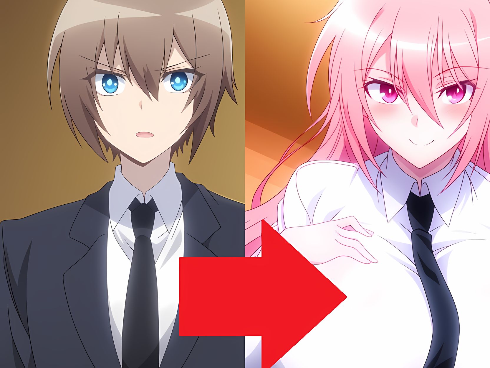 【tsf】变成了女孩子之后, 毛毛居然变成红色的了?