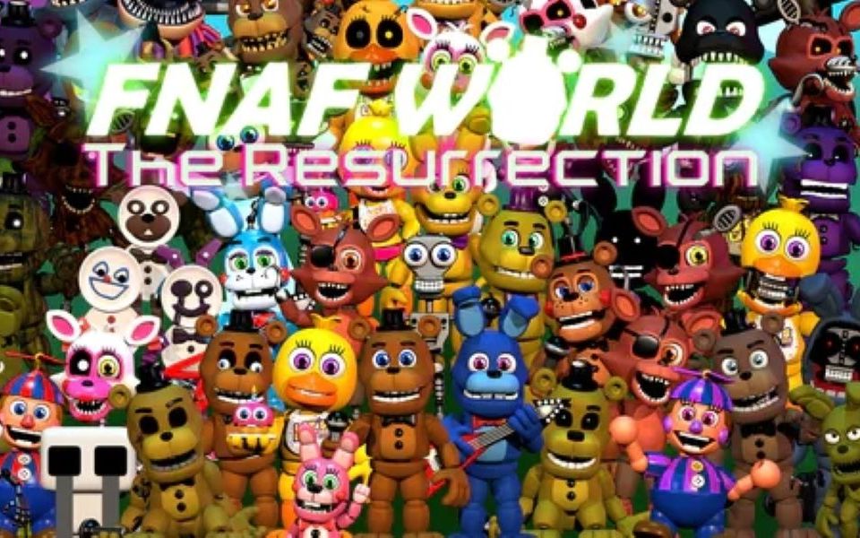 [图]【FNAF WORLD】所有的角色技能和芯片的介绍！外加部分技能实战。