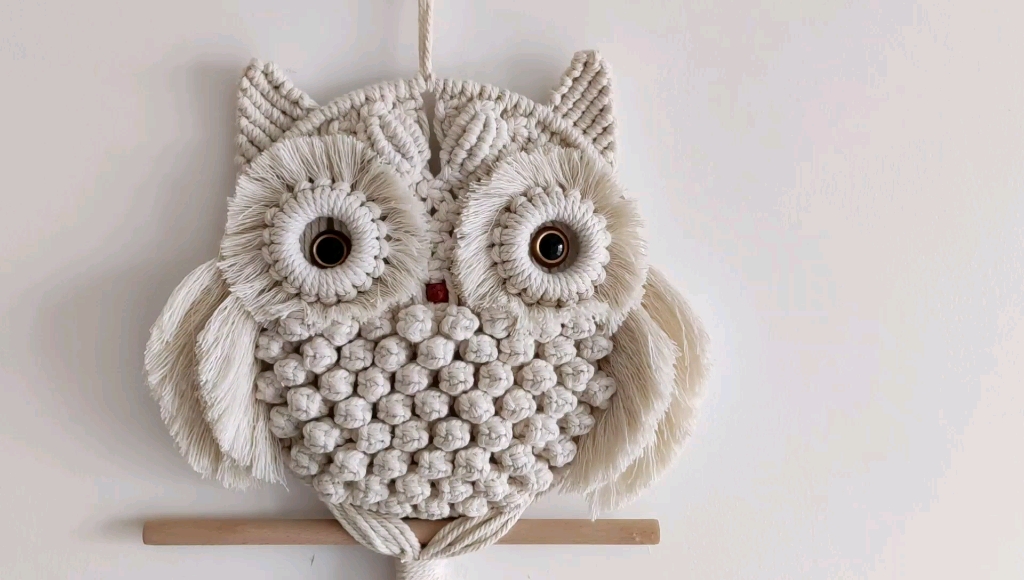 【手工编织】枭雄猫头鹰的编织