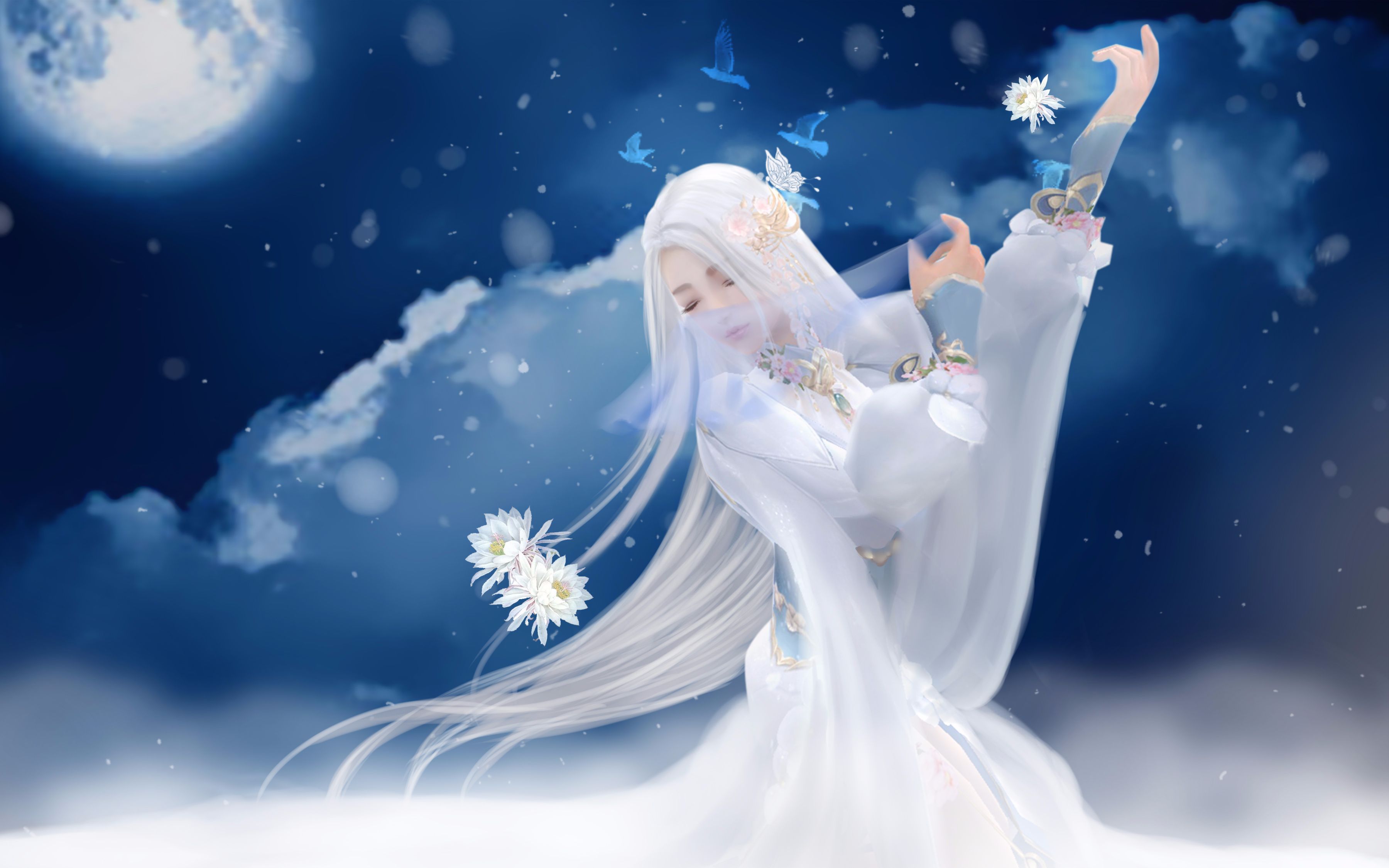 【霜天月】山鬼【原创pv】(空灵重制版)(p2是智障)