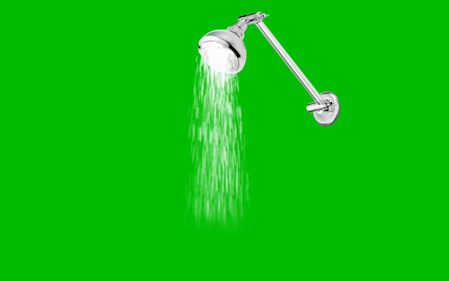 绿幕视频素材花洒