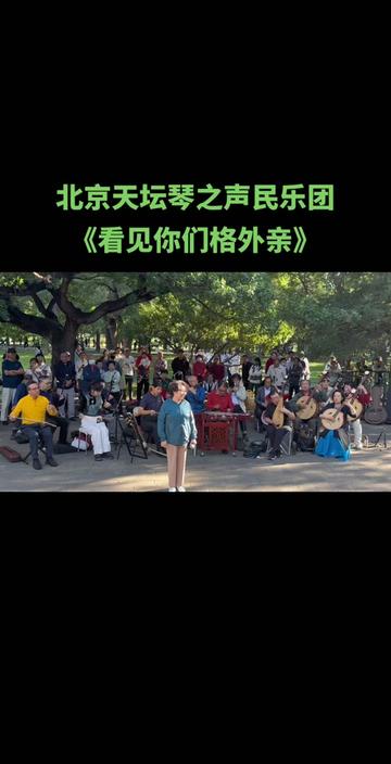 《看见你们格外亲》北京天坛琴之声民乐团演奏哔哩哔哩bilibili