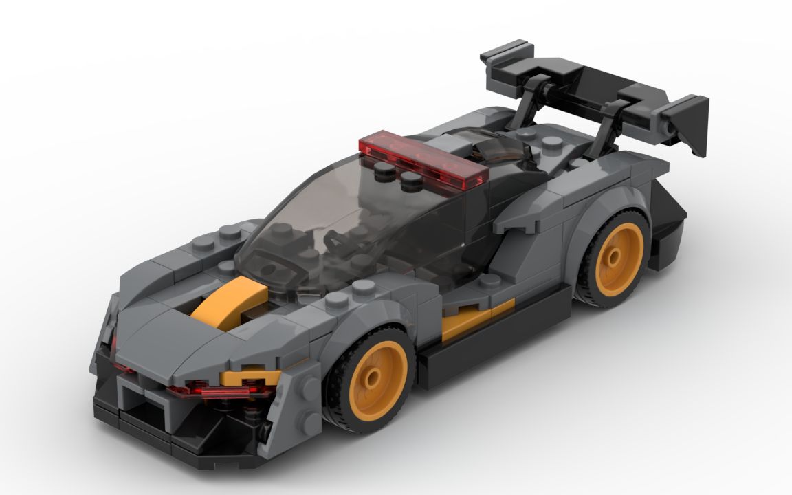 乐高mclarensenna75892改警版麦凯伦