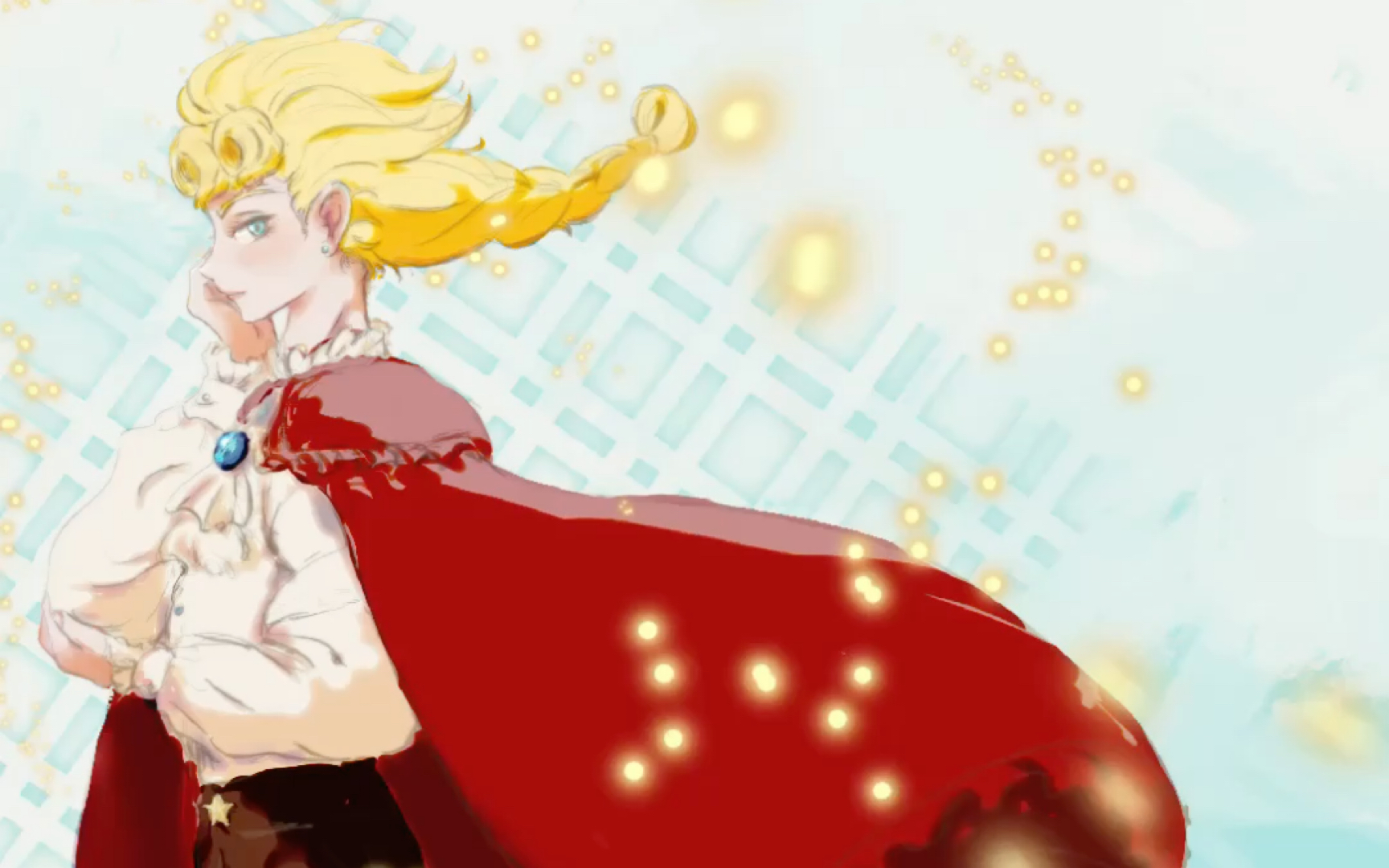 乔鲁诺生日贺图绘画过程