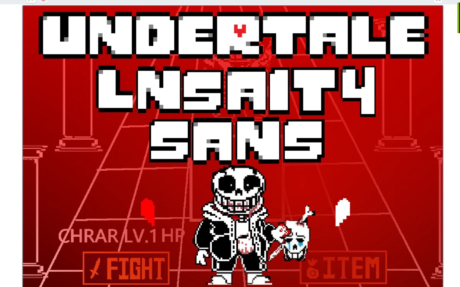 【scratch自制】lnsaity sans 精神错乱 目前进度