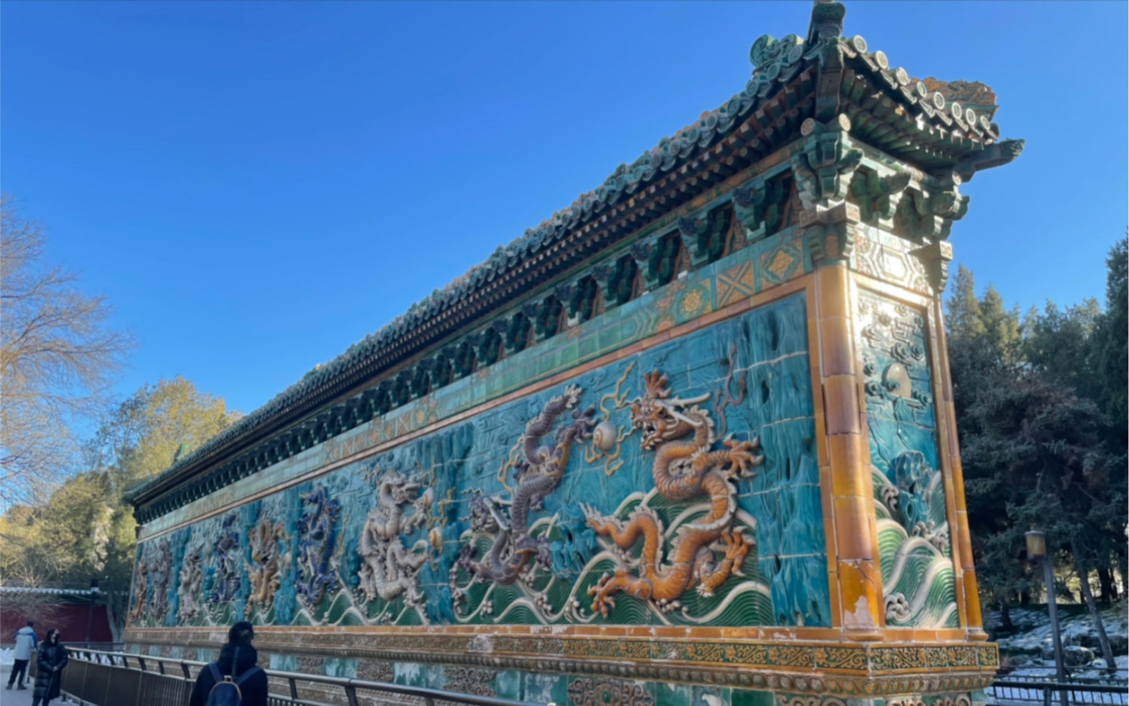 北海公园#九龙壁#双面九龙壁#元代铁影壁 全国唯一的双面九龙壁,三大