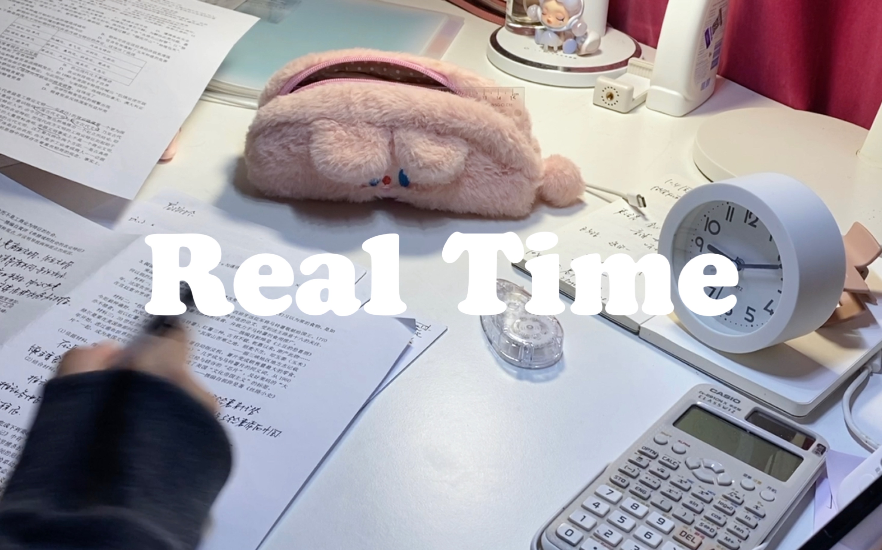 Real Time|实时学习|for35min|高三日常|无bgm|环境音翻书声写字声|studywithmetoday~新闹钟可爱晕了-胖 ...