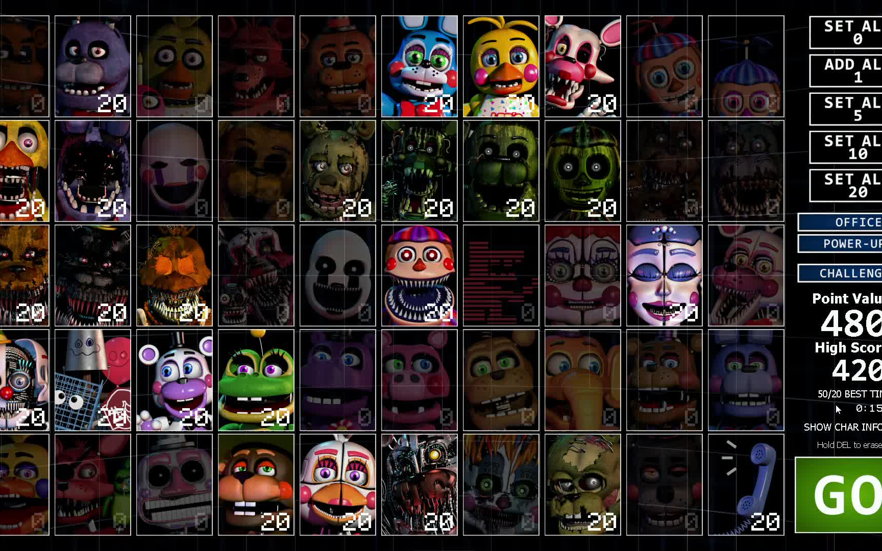 玩具熊的五夜后宫终极自定义之夜 实况解说之四